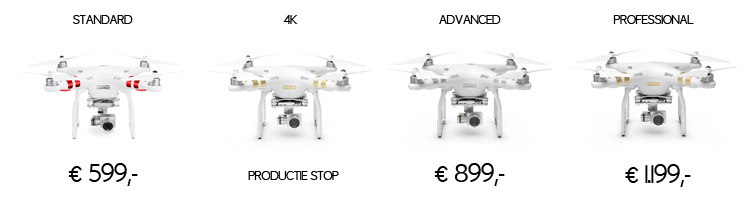 DJI verlaagt prijs Phantom 4 met 200 euro